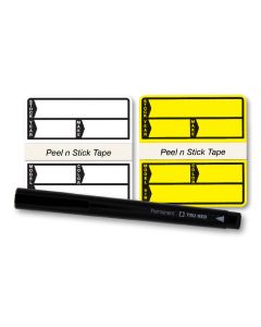 Versa Tags Poly Stock Stickers Yellow
